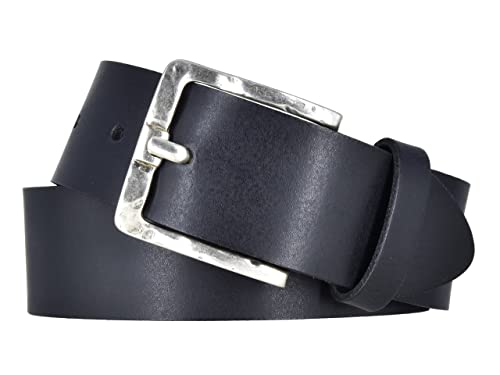 Mytem-Gear Damen Leder Gürtel Belt Ledergürtel Rindleder 40 mm Damengürtel (100 cm, Schwarz) von Mytem-Gear