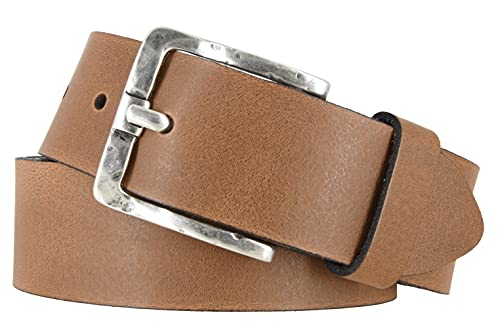 Mytem-Gear Damen Leder Gürtel Belt Ledergürtel Rindleder 40 mm Damengürtel (110, Camel) von Mytem-Gear