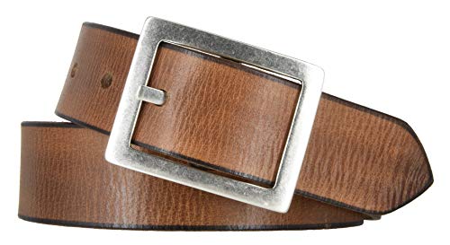 Mytem-Gear Damengürtel Ledergürtel Vollleder 35 mm Damen Gürtel Leder (110, Cognac) von Mytem-Gear