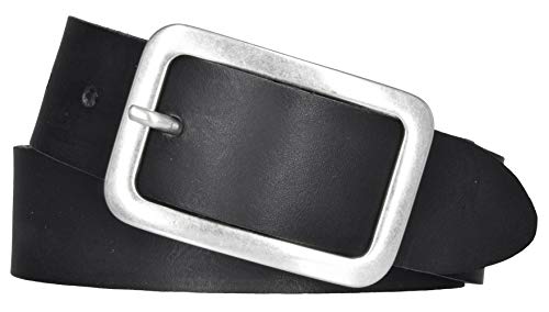 Mytem-Gear Gürtel Damen Leder Belt Ledergürtel Rindleder 35 mm Damengürtel (105, Schwarz) von Mytem-Gear