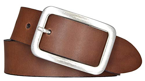 Mytem-Gear Gürtel Damen Leder Belt Ledergürtel Rindleder 35 mm Damengürtel (90, Cognac) von Mytem-Gear