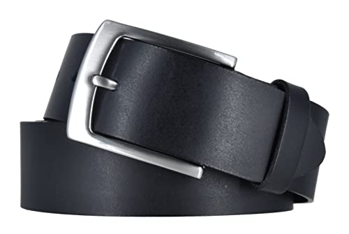 Mytem-Gear Gürtel Herren 4 cm Jeansgürtel Ledergürtel (90, Schwarz) von Mytem-Gear