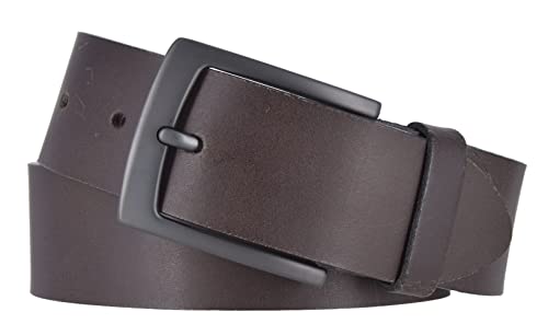 Mytem-Gear Gürtel Herren 4 cm Jeansgürtel Ledergürtel Herrengürtel (115, Dunkelbraun) von Mytem-Gear