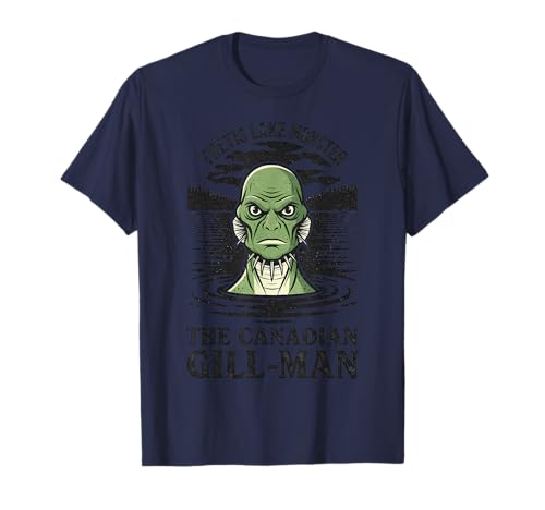 Thetis Lake Monster Canadian Gill-Man, Vintage-Kryptidengeschichte T-Shirt Thetis Lake Monster Canadian Gill-Man, Vintage-Kryptidengeschichte T-Shirt von Mythical Cryptid Folklore Apparel