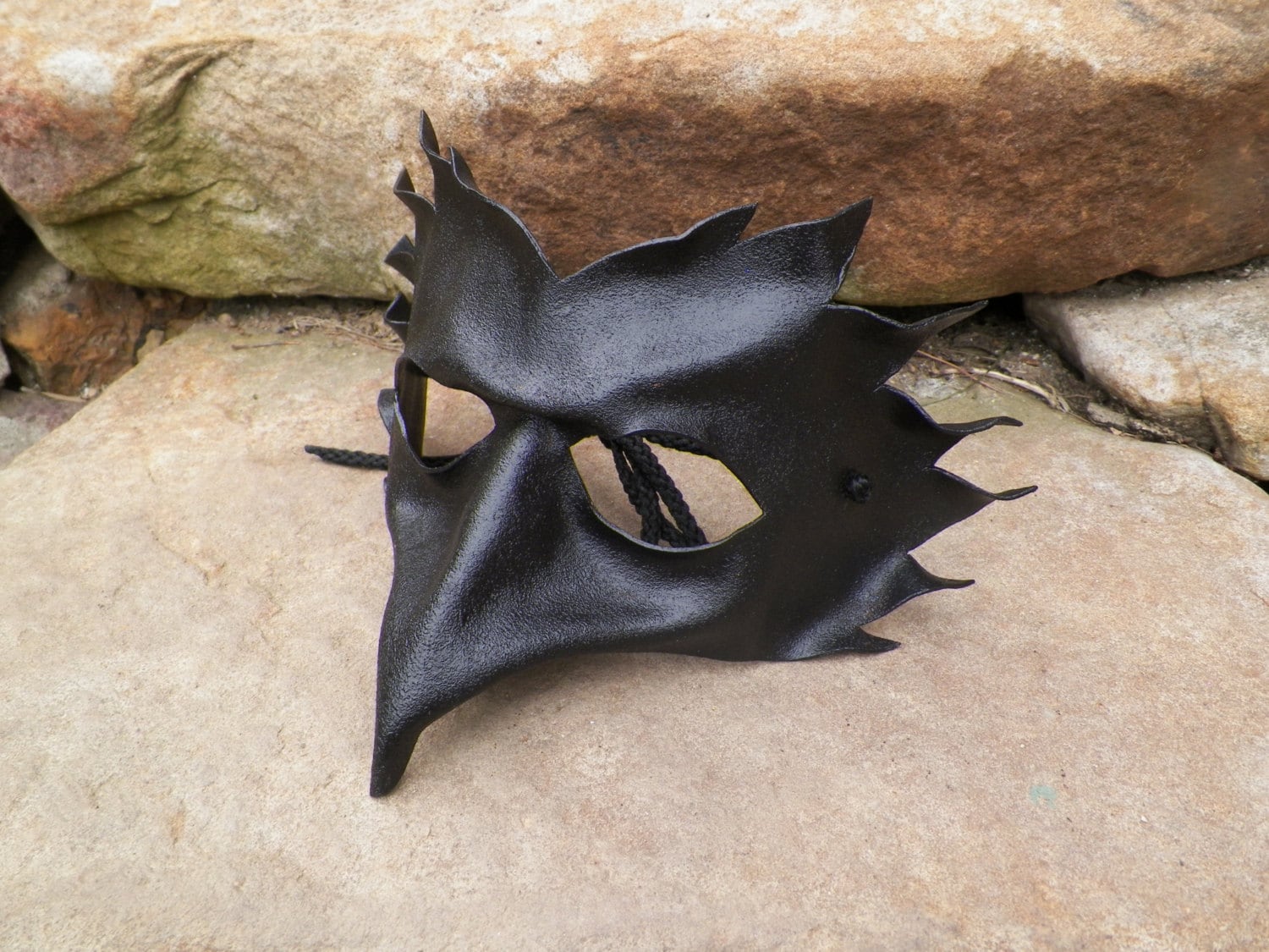 Raben Maske Aus Leder Raben Maske Aus Leder von MythicalDesigns