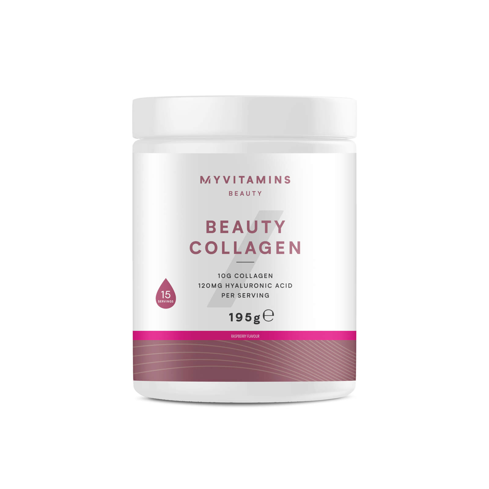 Myvitamins Beauty Collagen Powder - 195g - Himbeere Myvitamins Beauty Collagen Powder - 195g - Himbeere von Myvitamins