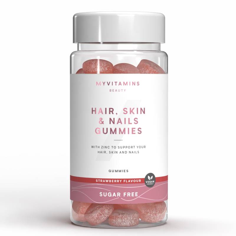 Myvitamins Hair Skin and Nails Gummies - 60Gummibärchen - Sugar Free Strawberry Myvitamins Hair Skin and Nails Gummies - 60Gummibärchen - Sugar Free Strawberry von Myvitamins