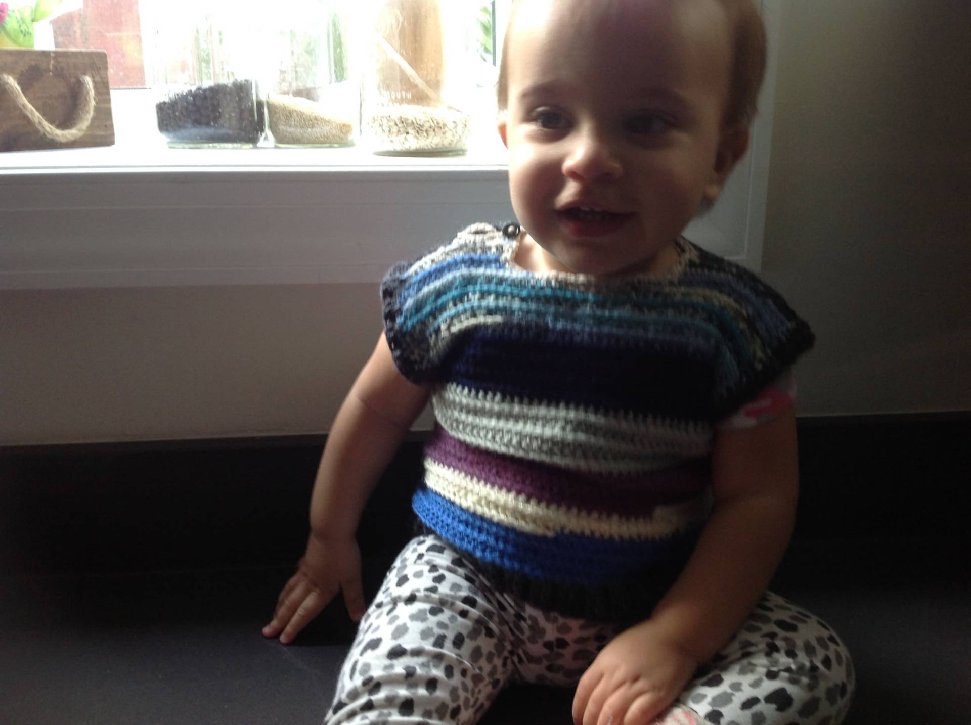 Gehäkelter Babypullover, 6-12 Monate Von Mwc Gehäkelter Babypullover, 6-12 Monate Von Mwc von Mywaycrochet