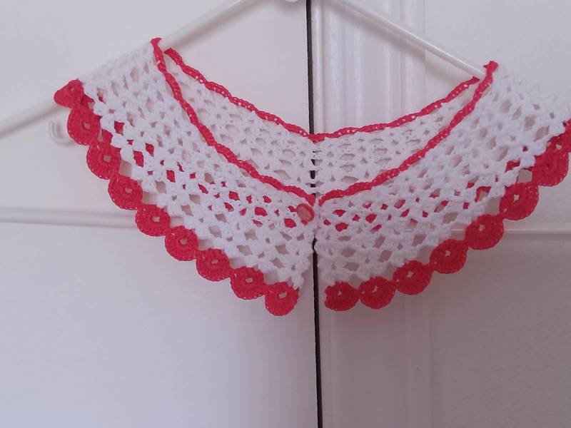 Gehäkelter Spitzenkragen - Neu Multicolor Von Mwc von Mywaycrochet