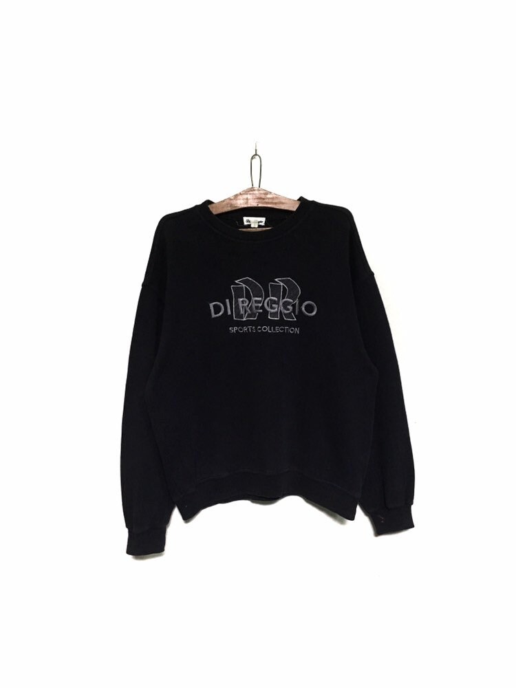 Selten Di Reggio Rare Sports Collection Big Spell Out Logo Stickerei Rundhals Sweatshirt Pullover/Size Large von MzClothingShop