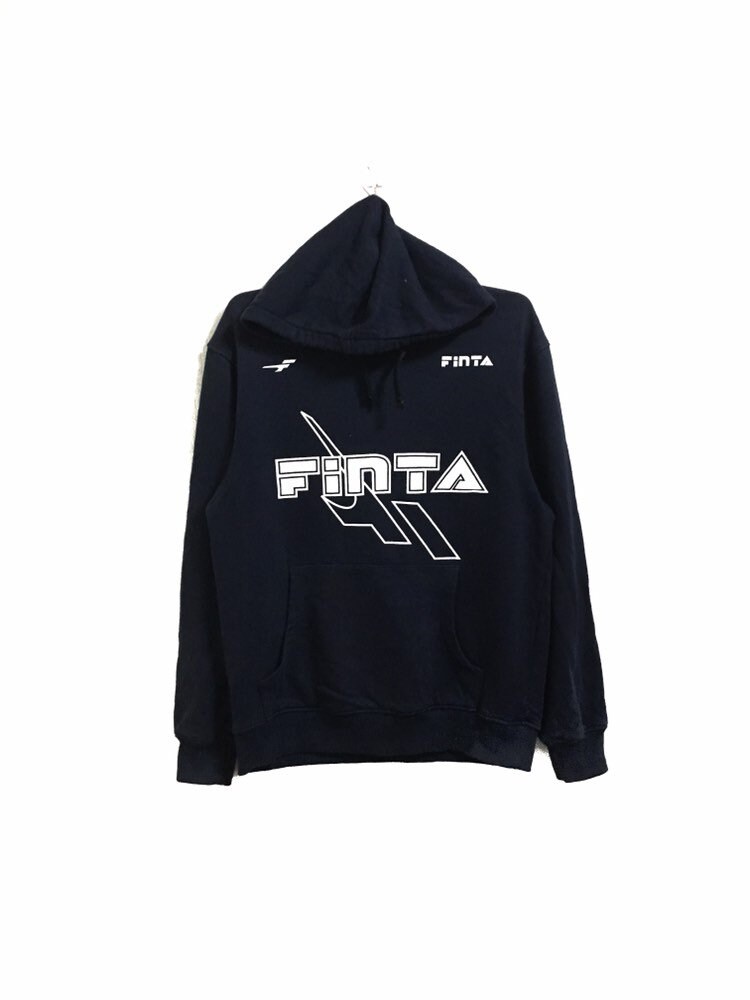 Selten Finta Big Print Spell Out Logo Pullover Rundhals Sweatshirt Hoodie/streetwear/Sportkleidung/Größe Medium von MzClothingShop