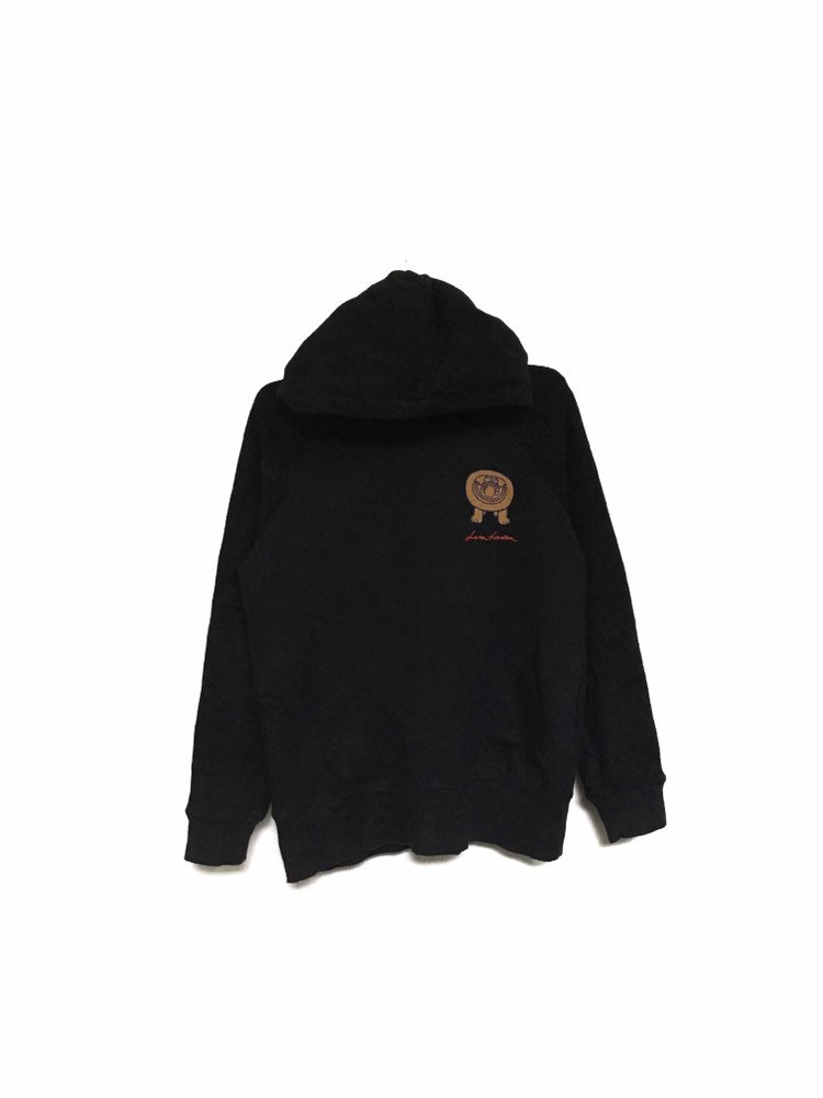 Selten Lisa Larson Big Logo Stickerei Hoodies Rundhals Sweatshirt Pullover Spellout Style Fashion Designer/Größe Large von MzClothingShop