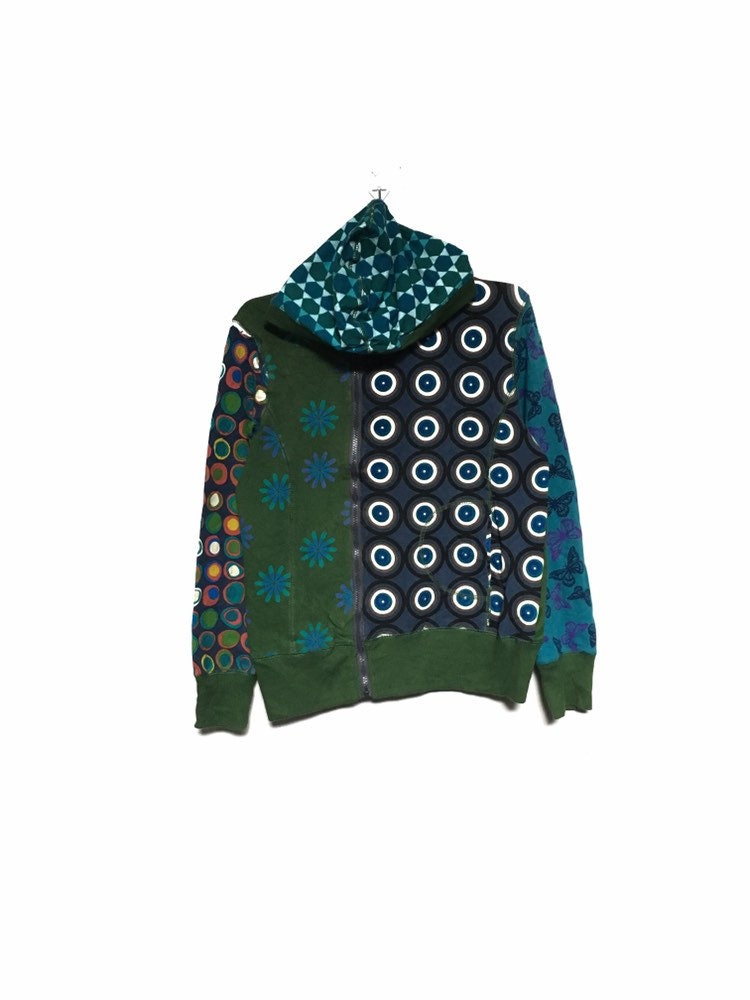 Selten Mehrfarbiges Polkadot Nettes Design Kein Tag Rundhals Sweatshirt Pullover Hoodie/Mode Größe S von MzClothingShop