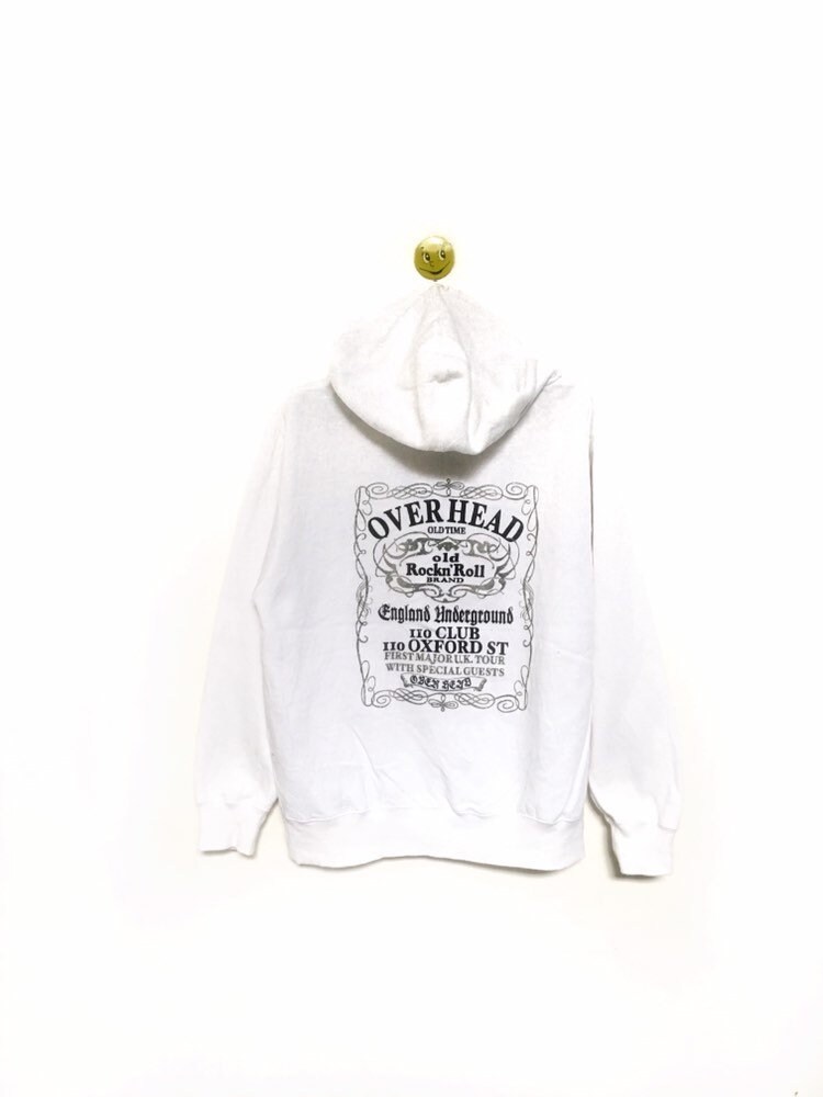 Selten Rock N Roll Overhead Big Logo Rundhals Sweatshirt Hoodies/Größe Large von MzClothingShop