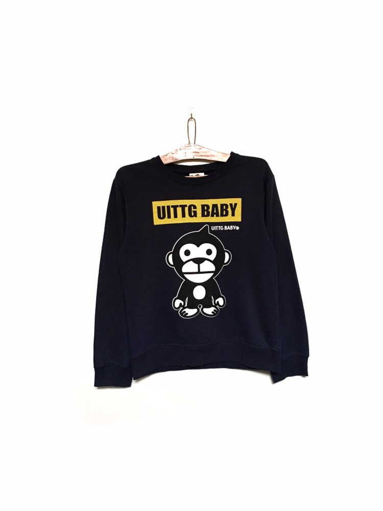Selten Uittg Baby Big Logo Rare Rundhals Sweatshirt Pullover/Größe Medium von MzClothingShop