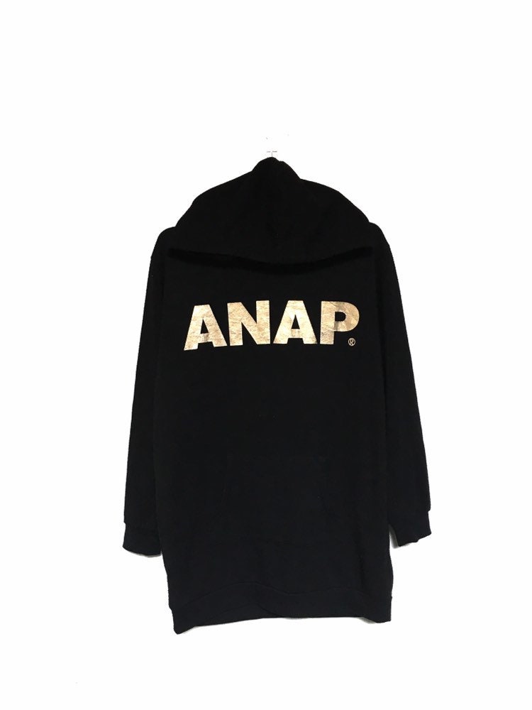 Seltenes Anap Big Spell Out Logo Rundhals Sweatshirt Hoodies/Grösse Large von MzClothingShop