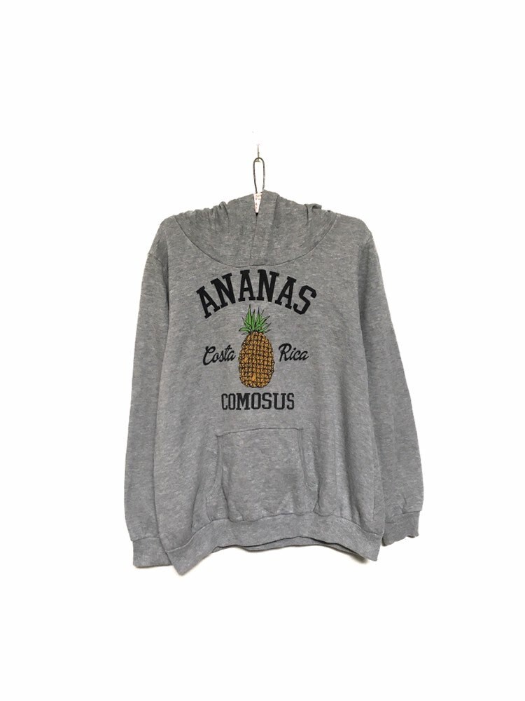 Vintage Rare Ananas Comosus Big Logo Hoodies Sweatshirt/Größe Large von MzClothingShop