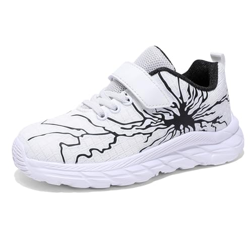 Mzhki Kinder Turnschuhe Sportschuhe Für Jungen Hallenschuhe Sneakers Outdoor Laufschuhe Shoes Schuhe Weiß Schwarz 39EU Mzhki Kinder Turnschuhe Sportschuhe Für Jungen Hallenschuhe Sneakers Outdoor Laufschuhe Shoes Schuhe Weiß Schwarz 39EU von Mzhki