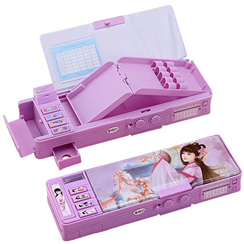 Mzshne Pop-Up-Federmäppchen mit großem Fassungsvermögen, für Mädchen und Jugendliche von Mzshne