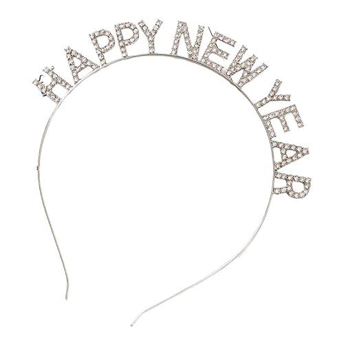 Mzshne Strass Silvester Haarbänder Heiligabend Kristall Kopfschmuck für Partyzubehör Haarschmuck Geschenke Mzshne Strass Silvester Haarbänder Heiligabend Kristall Kopfschmuck für Partyzubehör Haarschmuck Geschenke von Mzshne