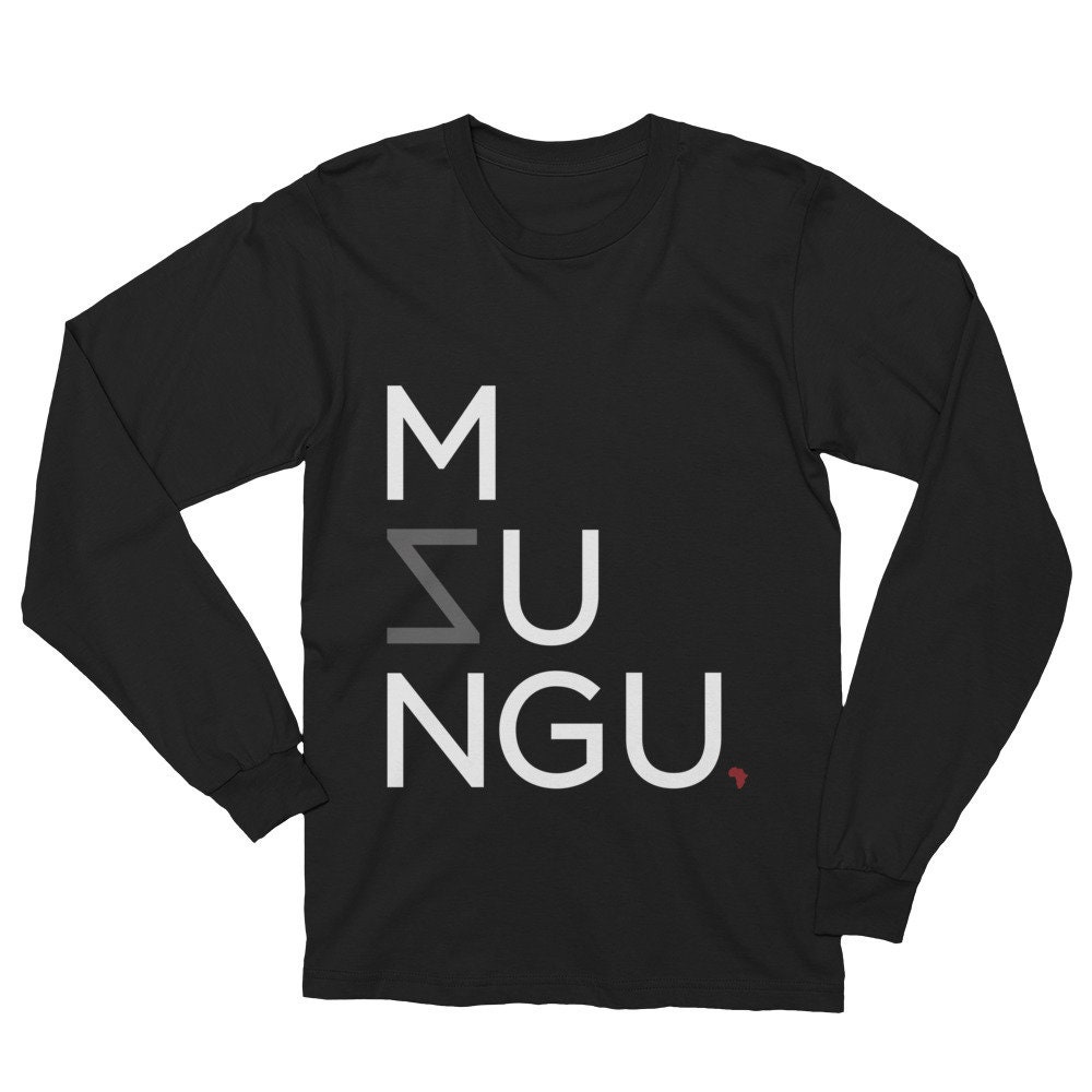 Mzungu Unisex Langarm T-Shirt Mzungu Unisex Langarm T-Shirt von MzunguMeemo