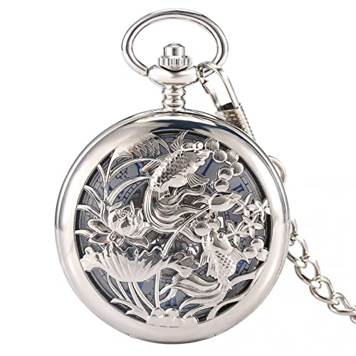 N/Ａ Hollow Pisese Manuelle Mechanische Messing Taschenuhr Damen Roségoldene Romen Ziffern Zifferblatt Herren Praktische Uhr Dicker Anhänger Hochzeitstag Vatertag Weihnachten Geburtstagsgeschenk von N/Ａ