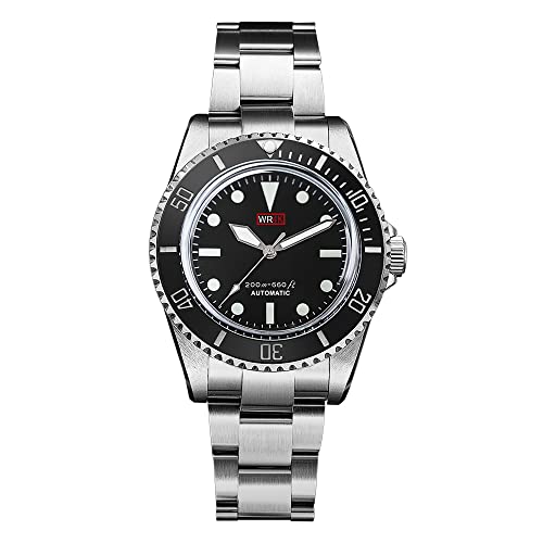 NC 40mm Automatik Edelstahl Tauch Herrenuhren 5517 Milsub BGW9 Lume Saphirglas 200m wasserdicht Armbanduhr für Herren (with Logo) von NC