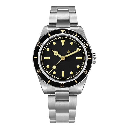 NC San Martin 6200 Diver Herrenuhr Mechanisch Automatik Edelstahl Uhren Saphirglas 20ATM Wasserdicht NH35 Uhrwerk (Without Logo) von SAN MARTIN