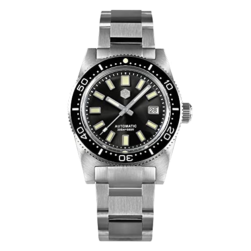 San Martin New PT5000 62mas Steel Dive Herrenuhren Saphirglas Klassische Luxus-Edelstahl-automatische mechanische Uhr für Herren (with Logo) von N\C