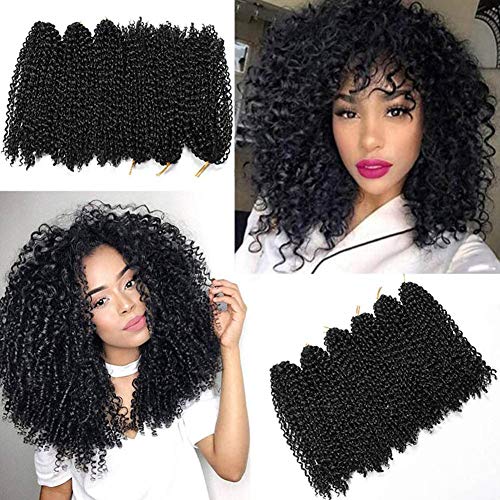 Passion Twist Häkelhaar, 6 Packungen 30 cm, Bohème-Stil, vorgeschlungene synthetische Wasserwellen, Naturhaar, gehäkelte Zöpfe, Passion Twist Haar für schwarze Frauen Passion Twist Häkelhaar, 6 Packungen 30 cm, Bohème-Stil, vorgeschlungene synthetische Wasserwellen, Naturhaar, gehäkelte Zöpfe, Passion Twist Haar für schwarze Frauen von N/K