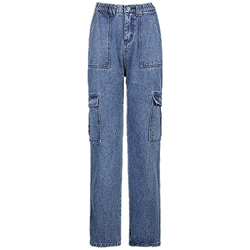 NP Damen-Denim-Hose, lockere Hose, blau, S von N\P