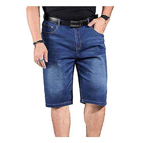 NP Sommer Stretch Kurze Jeans Straight Slim Casual Shorts Herren Einfarbig Gr. 52, blau2 NP Sommer Stretch Kurze Jeans Straight Slim Casual Shorts Herren Einfarbig Gr. 52, blau2 von N\P