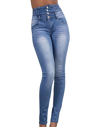 N A Damen Hose Weites Bein Winter Hosen Damen Enge Damen Hosen High Waist Damen Hosen Hosen Damen Laufen Hose Blau Damen Hose Weites Bein Damen Dünne Hose Damen Moderne Hosen Damen Hell Blau L von N \ A