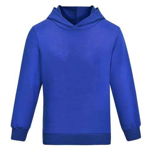 Among Us Pullover Weiche Wintermäntel Jungen Mädchen Spiel Cartoon Hoodies Freizeit Outwear Basic Jacken Impostor Sweater für Kinder Gr. 7-8 Jahre, Blau 2 von N /D