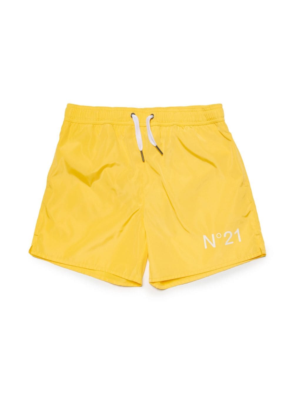 Nº21 Kids Badeshorts mit Logo-Print - Gelb von Nº21 Kids