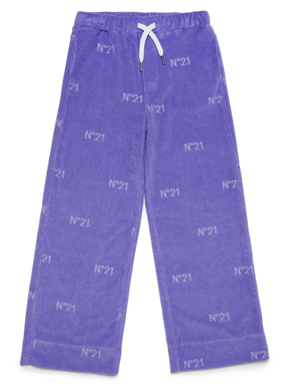 Nº21 Kids Frottee-Hose mit Monogramm - Blau von Nº21 Kids