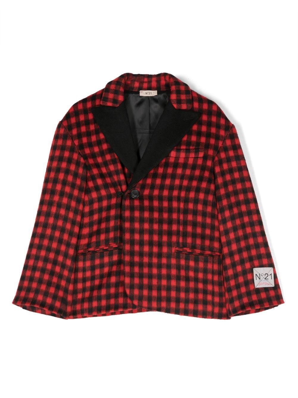 Nº21 Kids Blazer mit Karomuster - Rot von Nº21 Kids