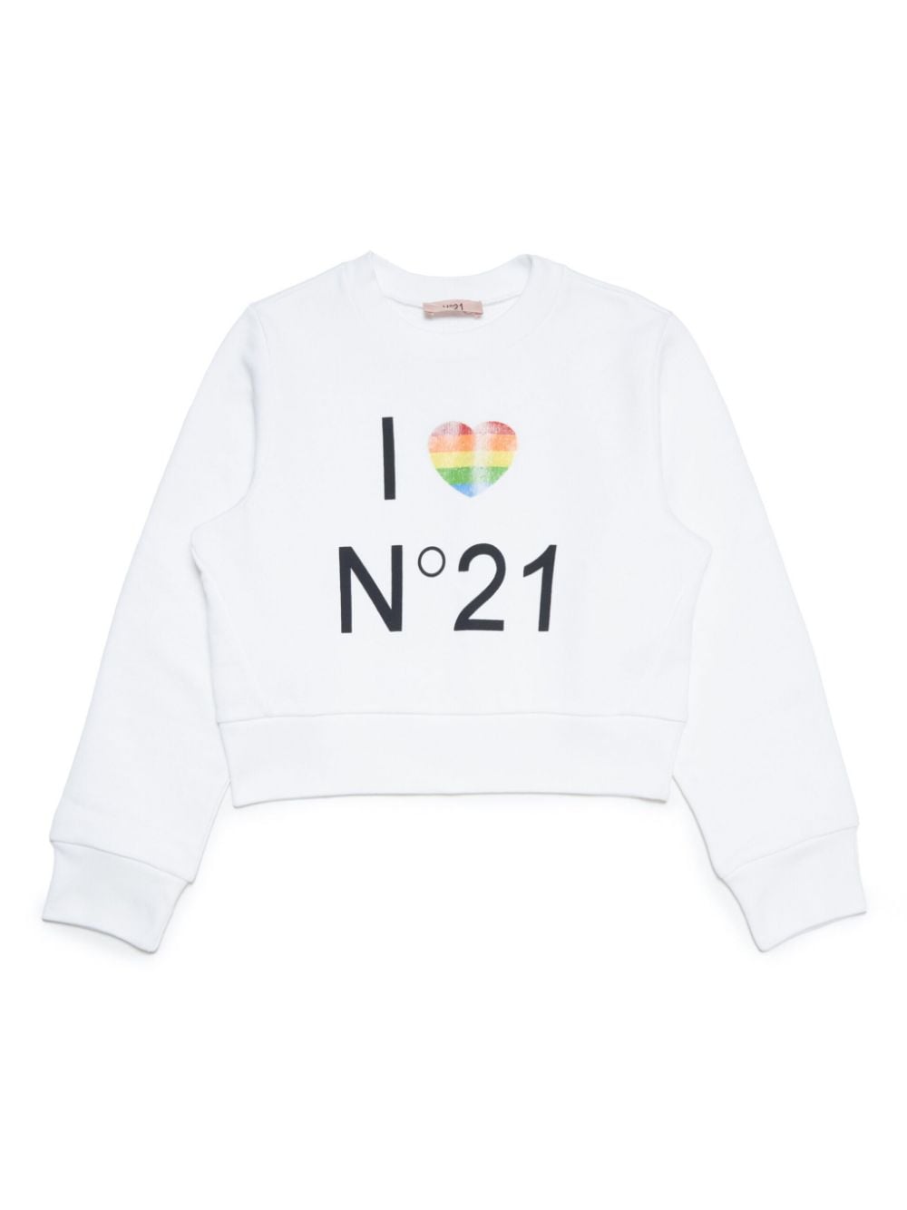 Nº21 Kids Sweatshirt mit Slogan-Print - Weiß von Nº21 Kids