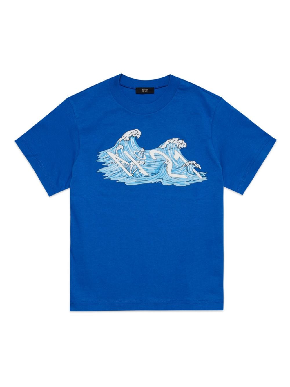 Nº21 Kids T-Shirt mit Logo-Print - Blau von Nº21 Kids