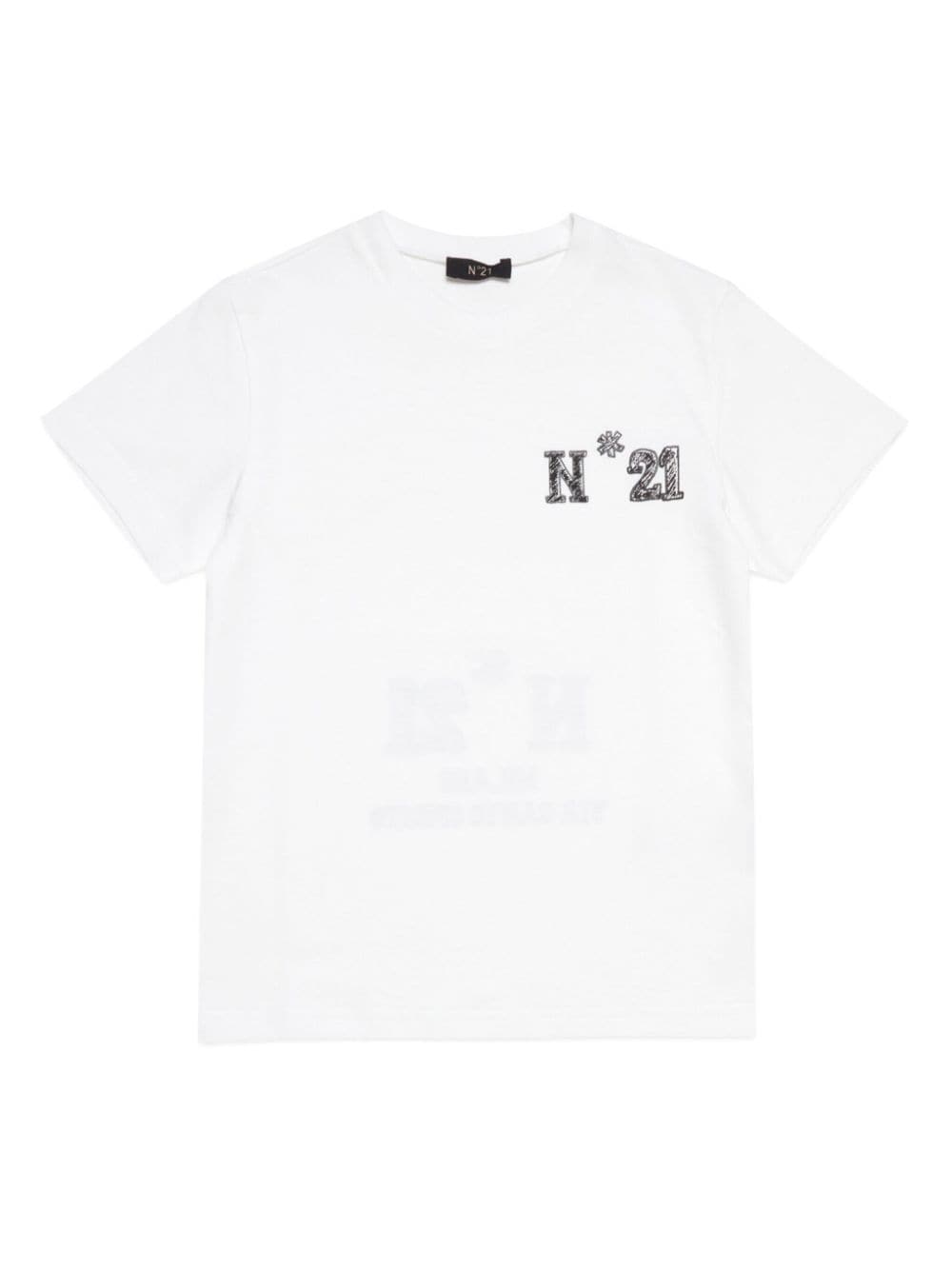 Nº21 Kids T-Shirt mit Logo-Print - Weiß von Nº21 Kids