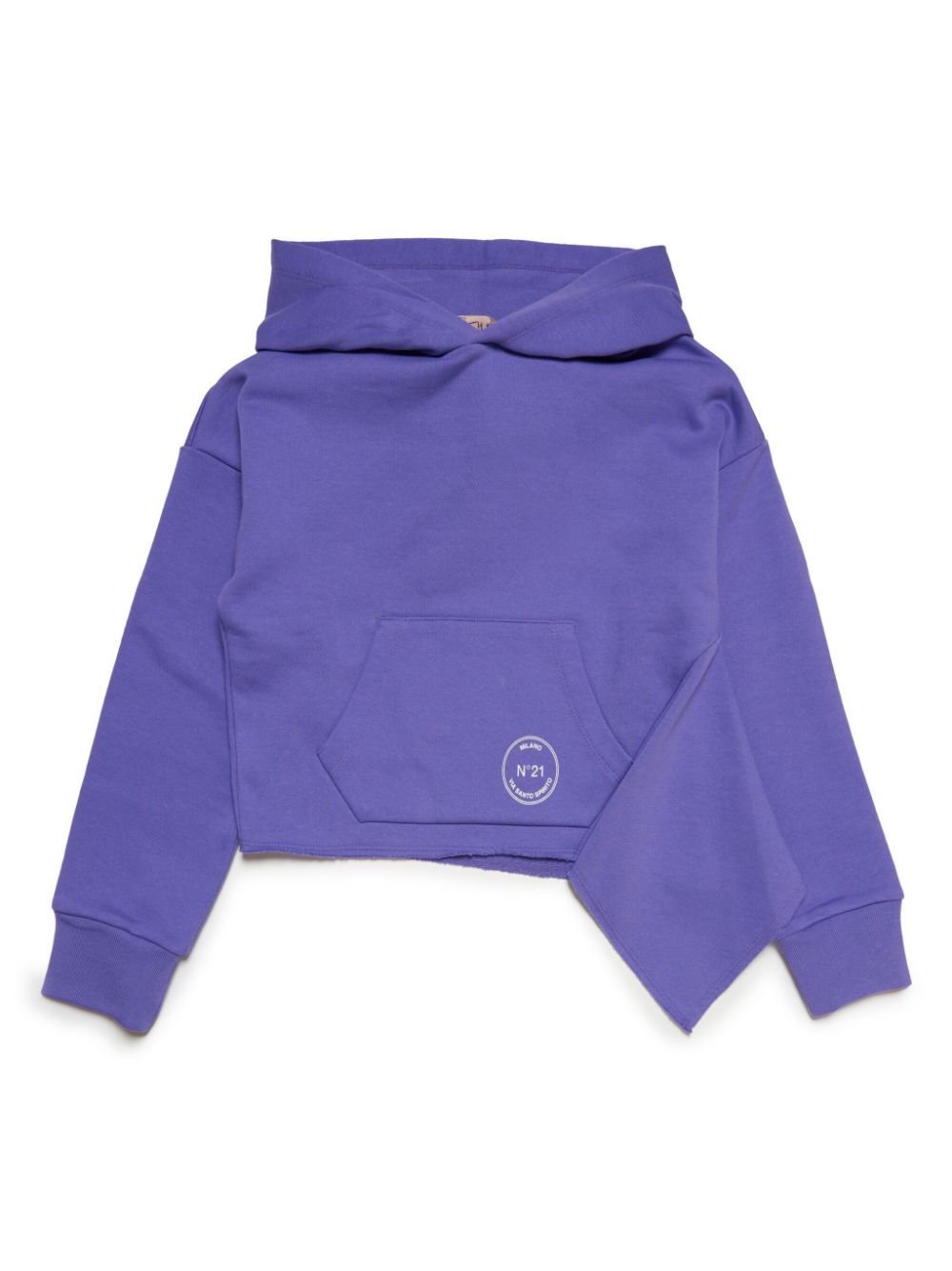 Nº21 Kids Drapierter Hoodie - Violett von Nº21 Kids