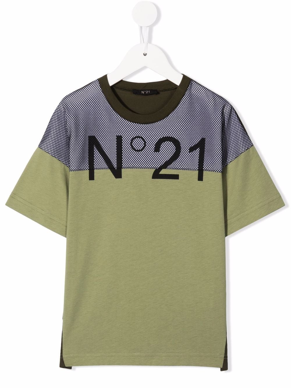 Nº21 Kids T-Shirt mit Logo-Print - Grün von Nº21 Kids