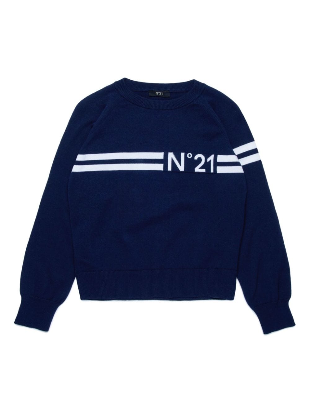 Nº21 Kids Pullover mit Logo-Print - Blau von Nº21 Kids