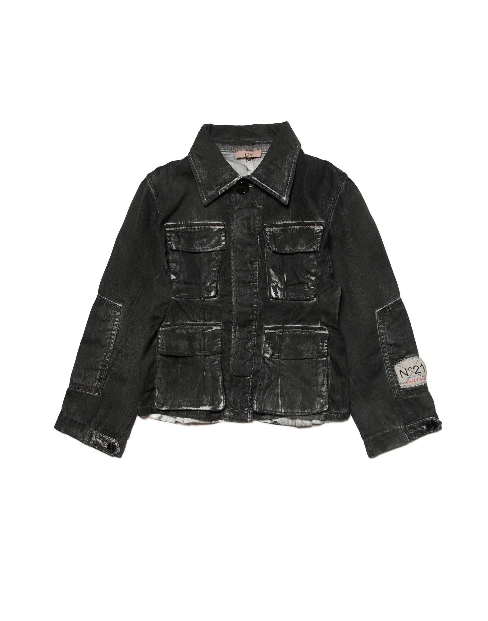 N°21 Jeansjacke/-mantel Kinder Schwarz von N°21