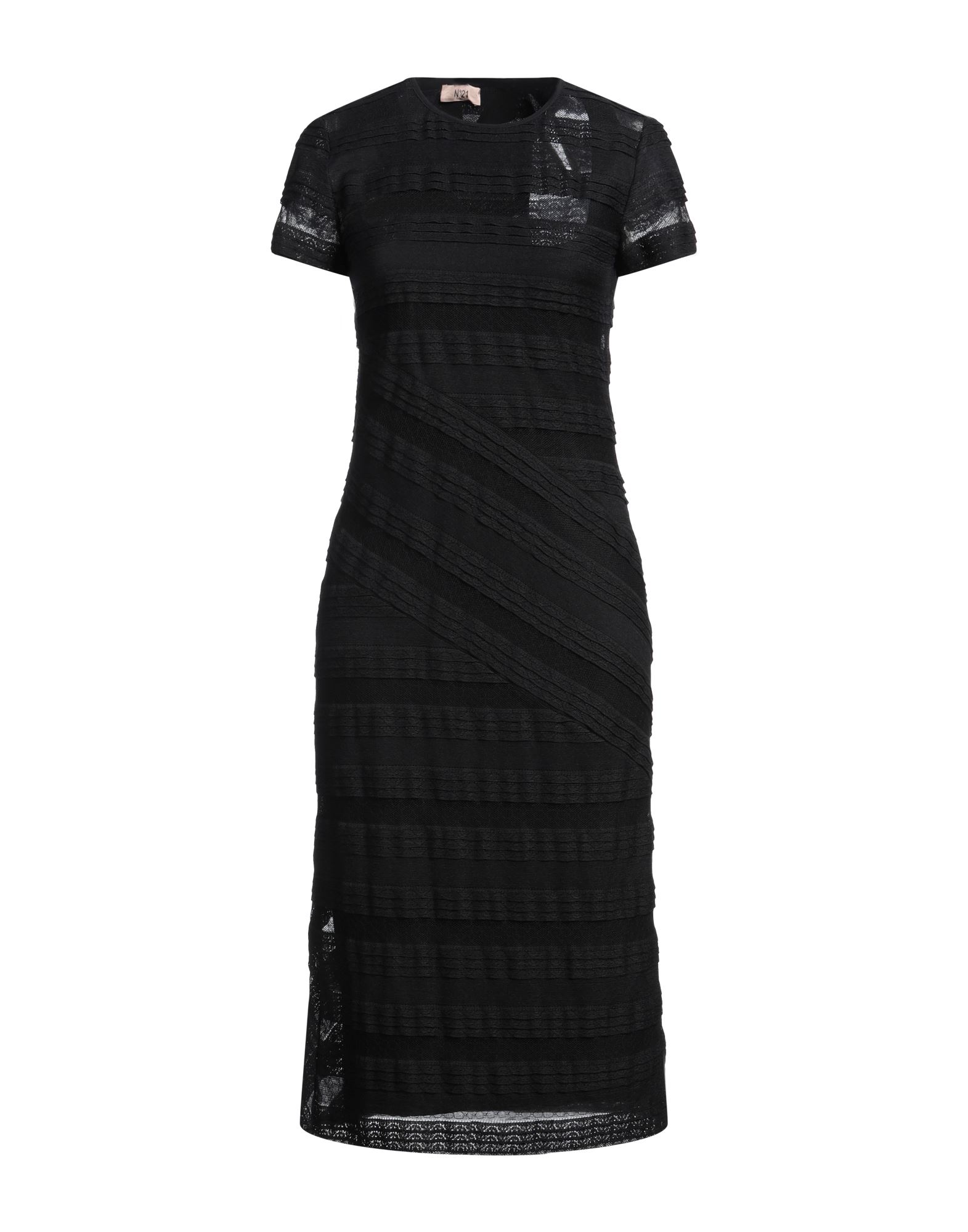 N°21 Midi-kleid Damen Schwarz N°21 Midi-kleid Damen Schwarz von N°21