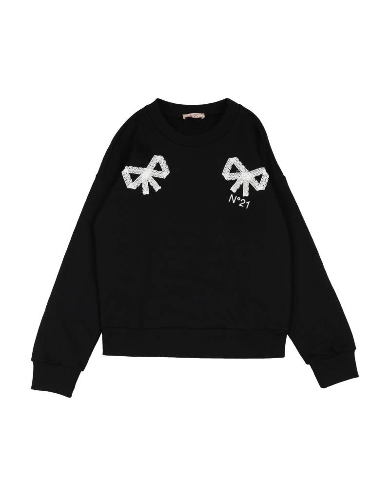 N°21 Sweatshirt Kinder Schwarz von N°21