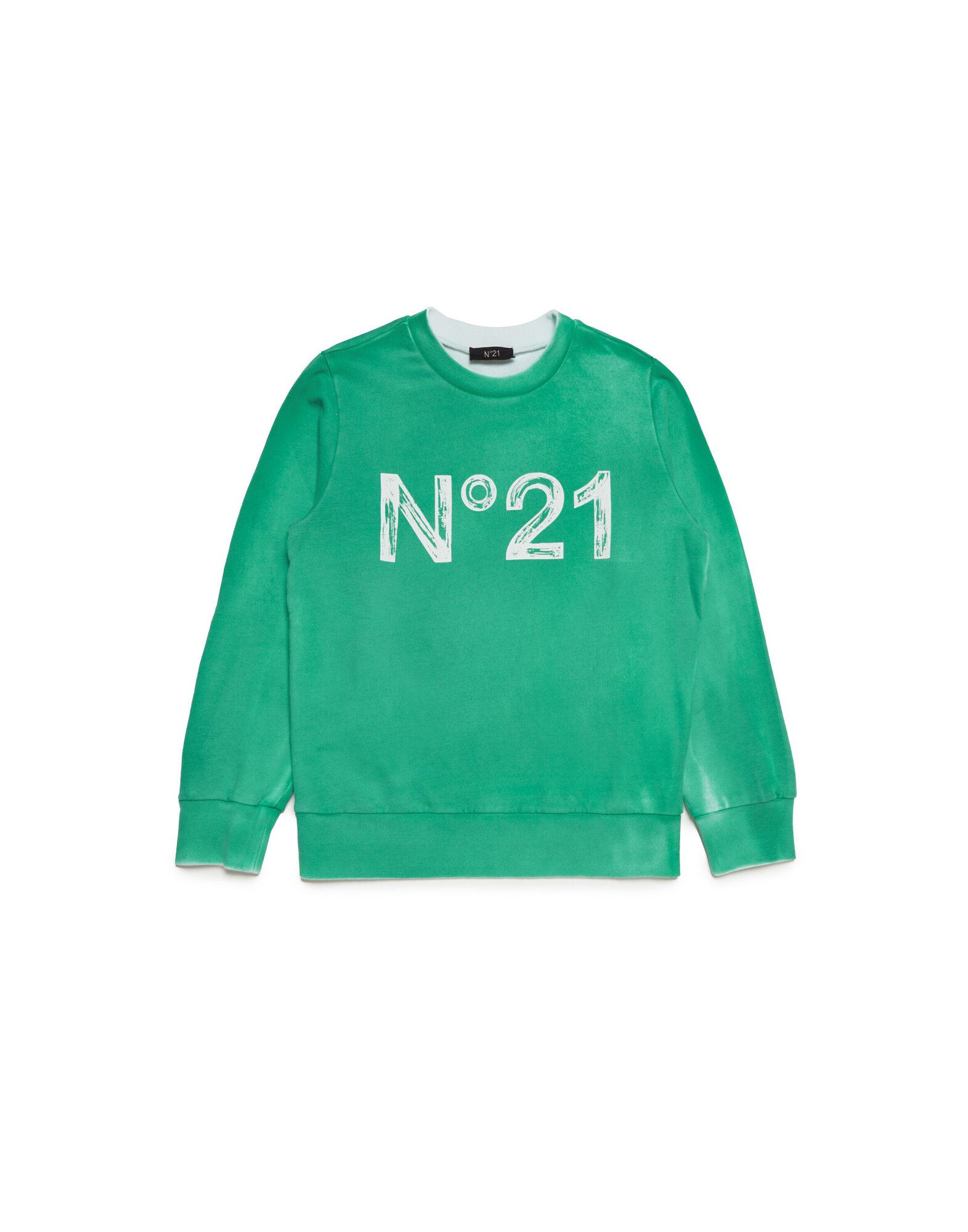 N°21 Sweatshirt Kinder Vert Émeraude von N°21