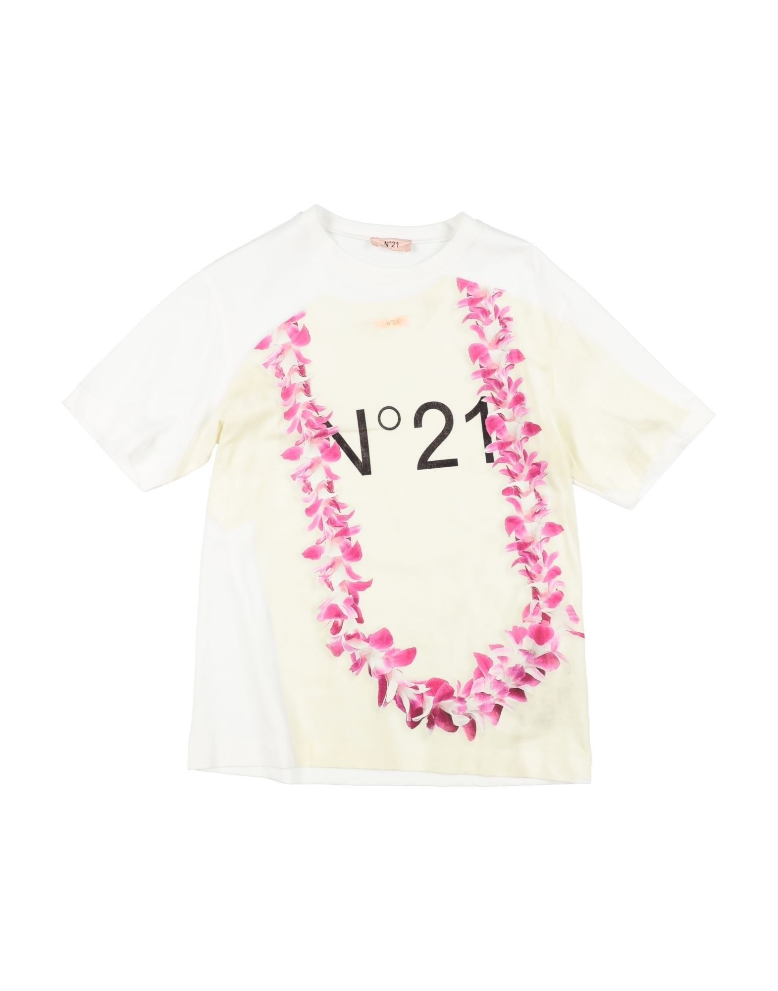 N°21 T-shirts Kinder Cremeweiß von N°21