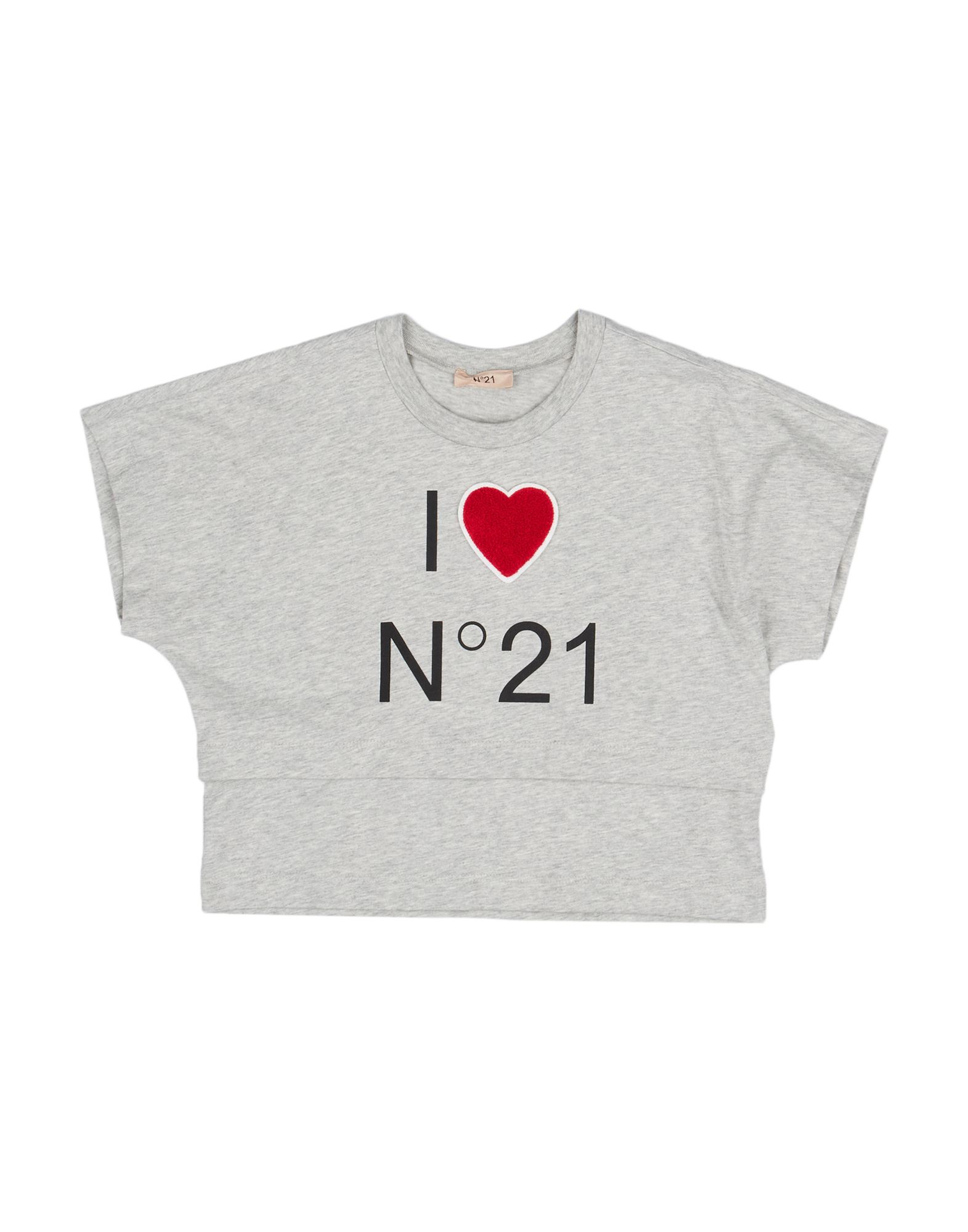 N°21 T-shirts Kinder Hellgrau von N°21