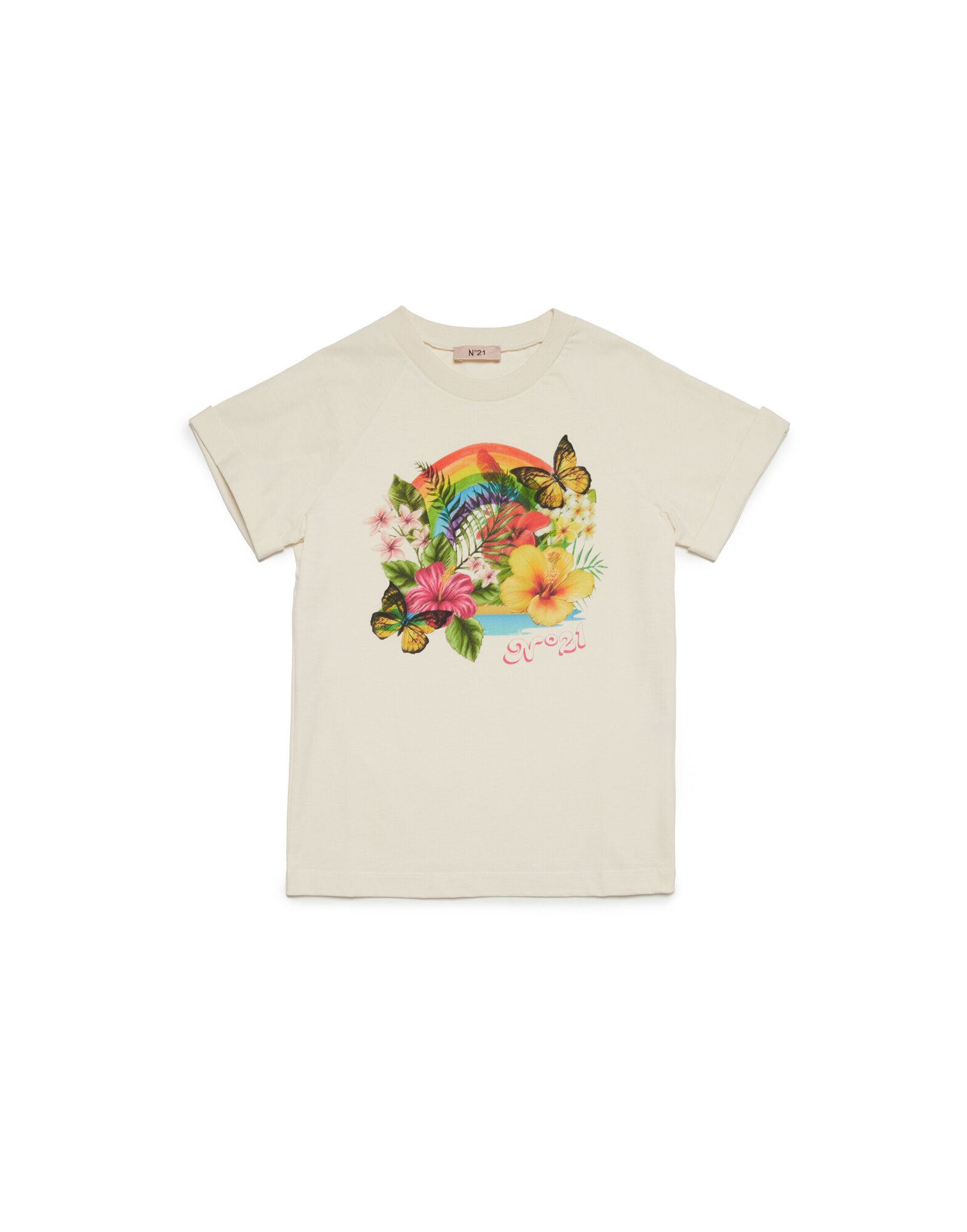 N°21 T-shirts Kinder Off white von N°21